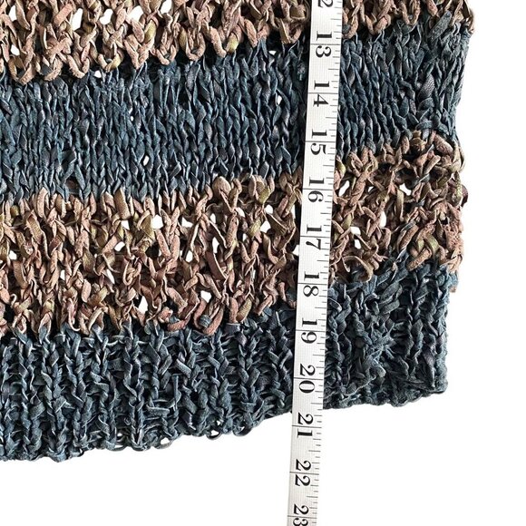 IMZ 100% Leather Sweater Made in Turkey Sz M-L Designer Luxury Modern City - Picture 6 of 6